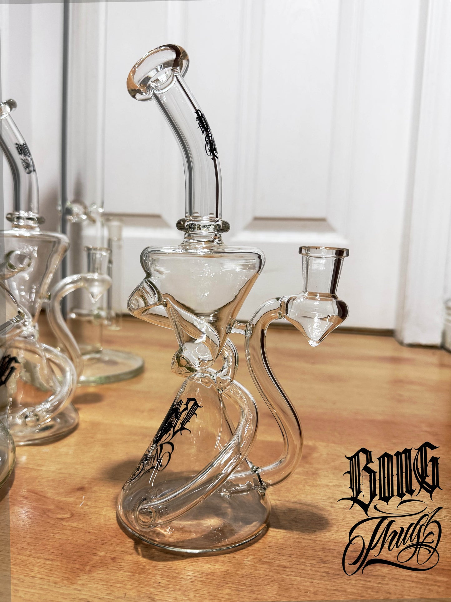 BONGTHUG BONG THUG swirl RIG GLASS concentrate DAB 10inch (25.5CM) 14mm * NORMAL thick *