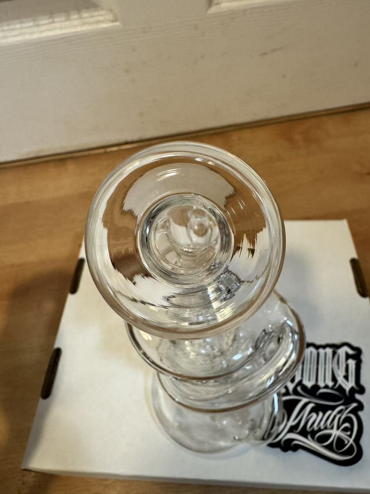 BONGTHUG BONG THUG swirl RIG GLASS concentrate DAB 10inch (25.5CM) 14mm * NORMAL thick *
