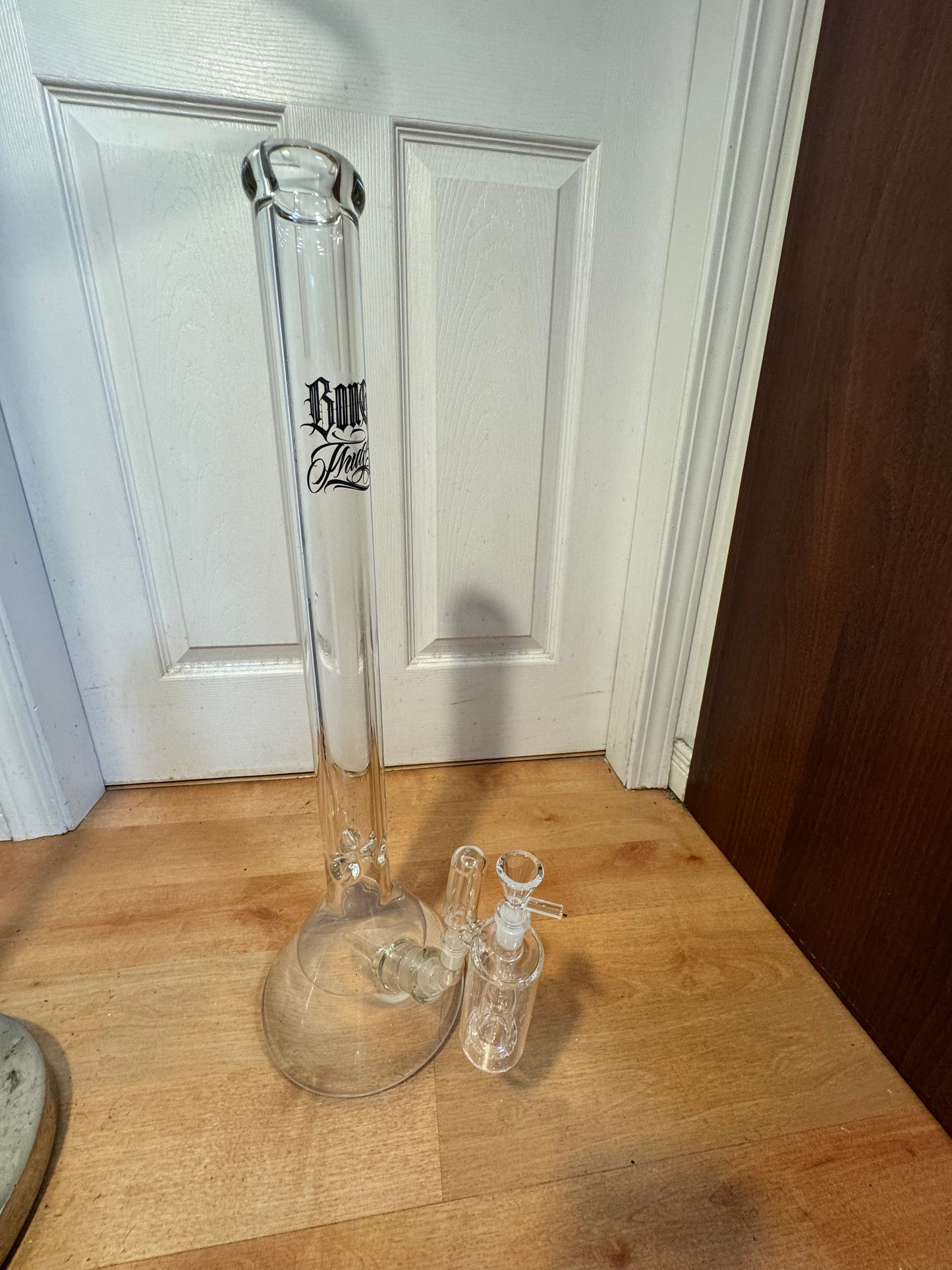 * Limited Edition LOGO* BONGTHUG BONG THUG GLASS combo 23.2 INCH (59CM)*9mm SUPER thick*