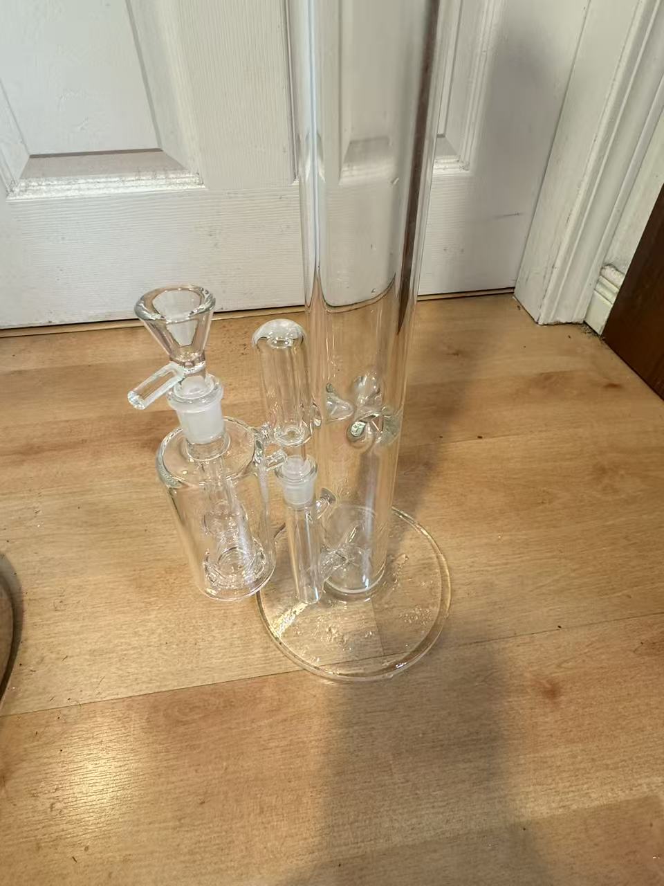 * Limited Edition LOGO* BONGTHUG BONG THUG GLASS combo 27.5 inch (70CM) high *7mm thick*