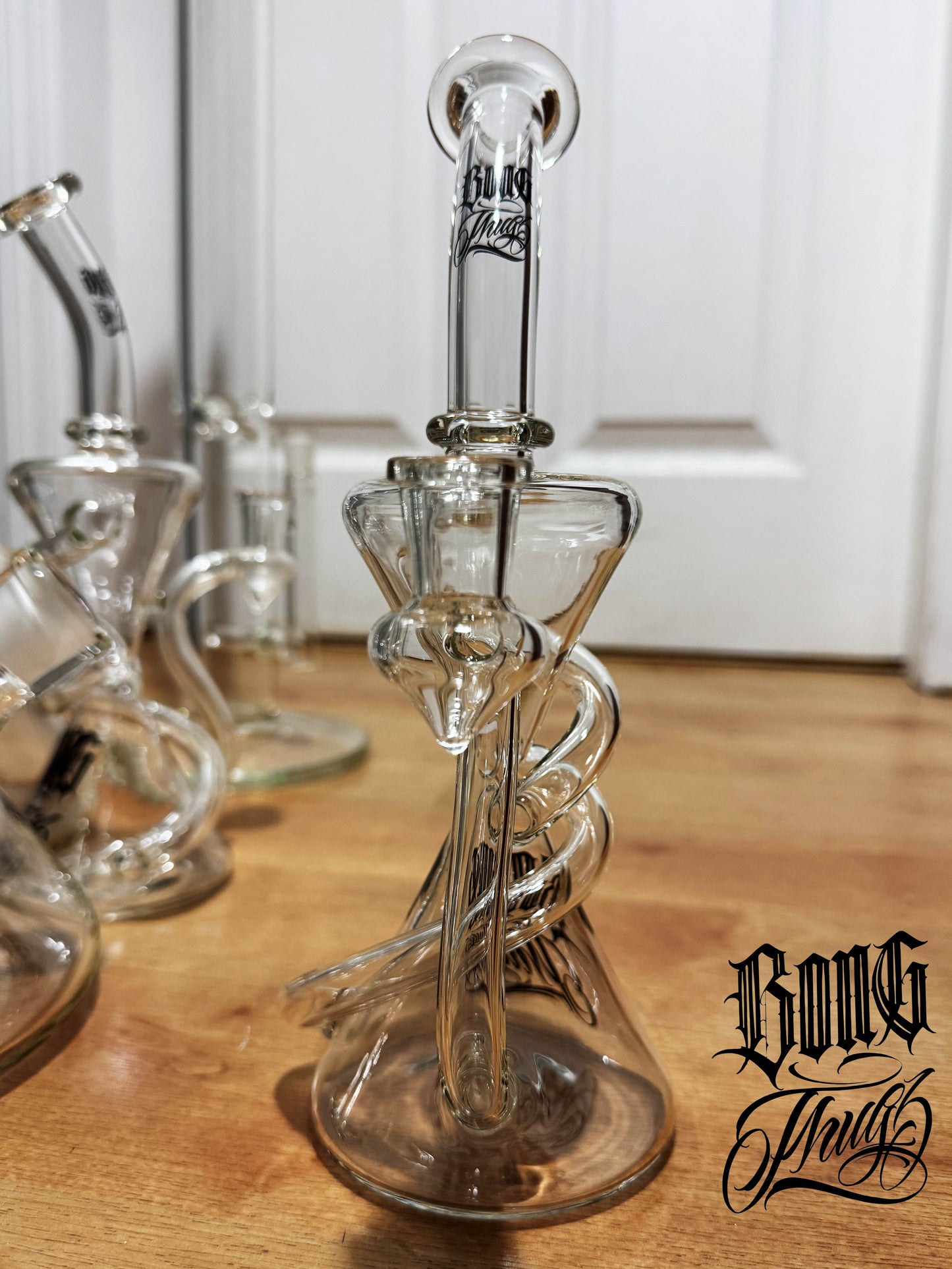 BONGTHUG BONG THUG swirl RIG GLASS concentrate DAB 10inch (25.5CM) 14mm * NORMAL thick *