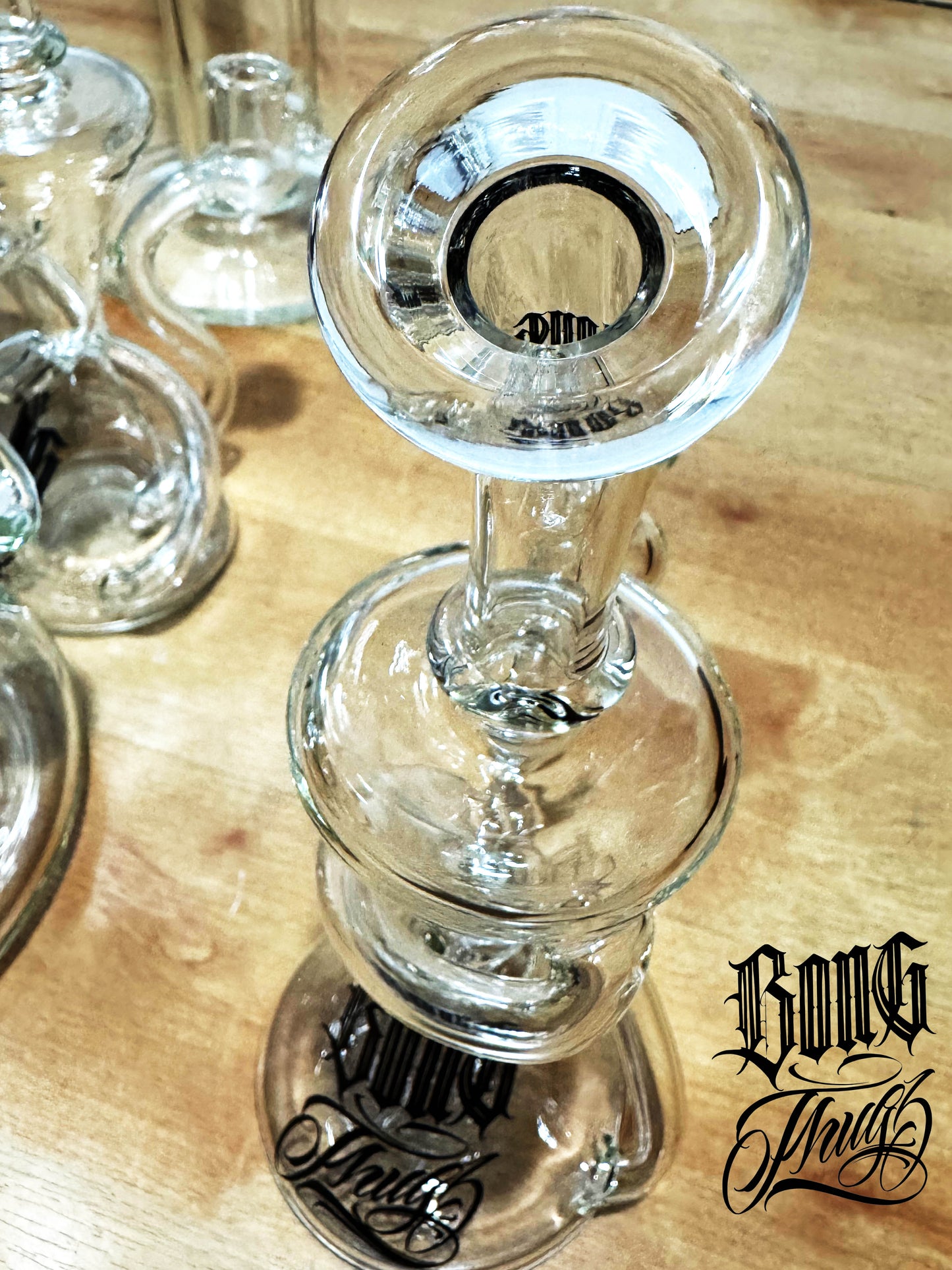 BONGTHUG BONG THUG swirl RIG GLASS concentrate DAB 10inch (25.5CM) 14mm * NORMAL thick *
