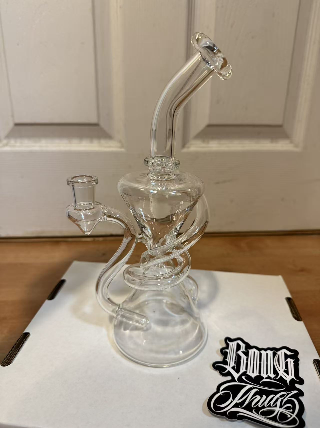 BONGTHUG BONG THUG swirl RIG GLASS concentrate DAB 10inch （25.5CM） 14mm * NORMAL thick *