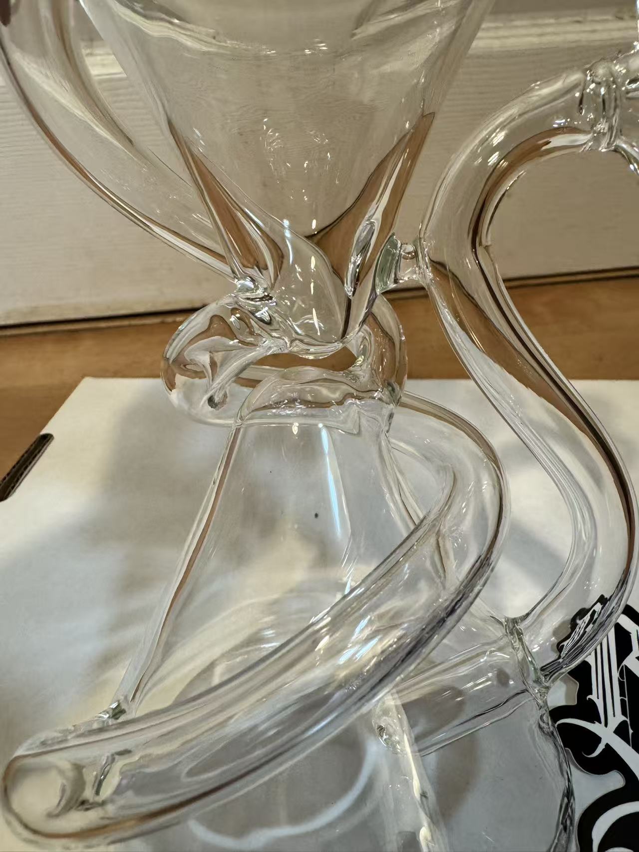 BONGTHUG BONG THUG swirl RIG GLASS concentrate DAB 10inch （25.5CM） 14mm * NORMAL thick *