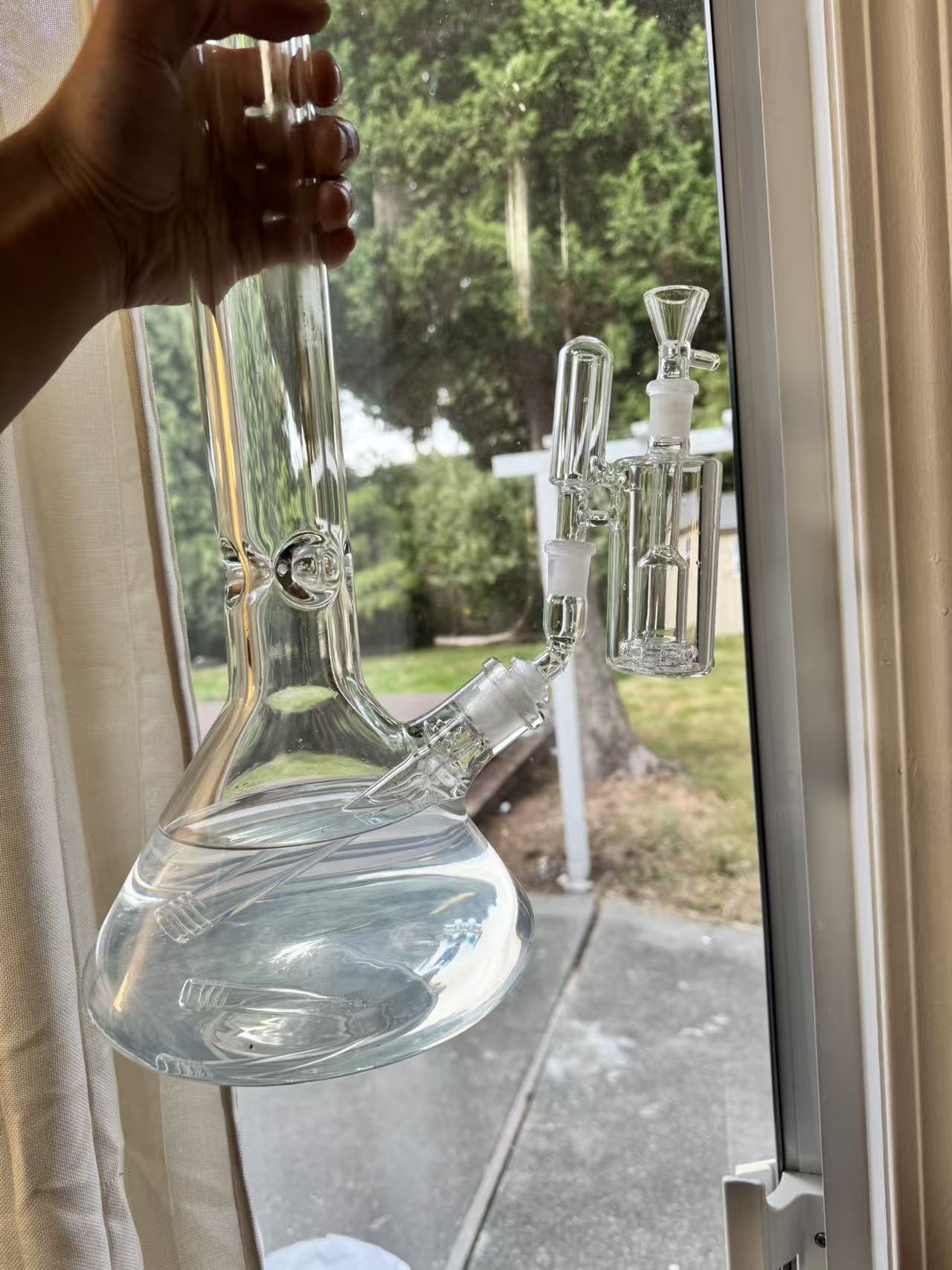 * Limited Edition LOGO* BONGTHUG BONG THUG  GLASS combo  23.2 INCH （59CM）*9mm SUPER thick*