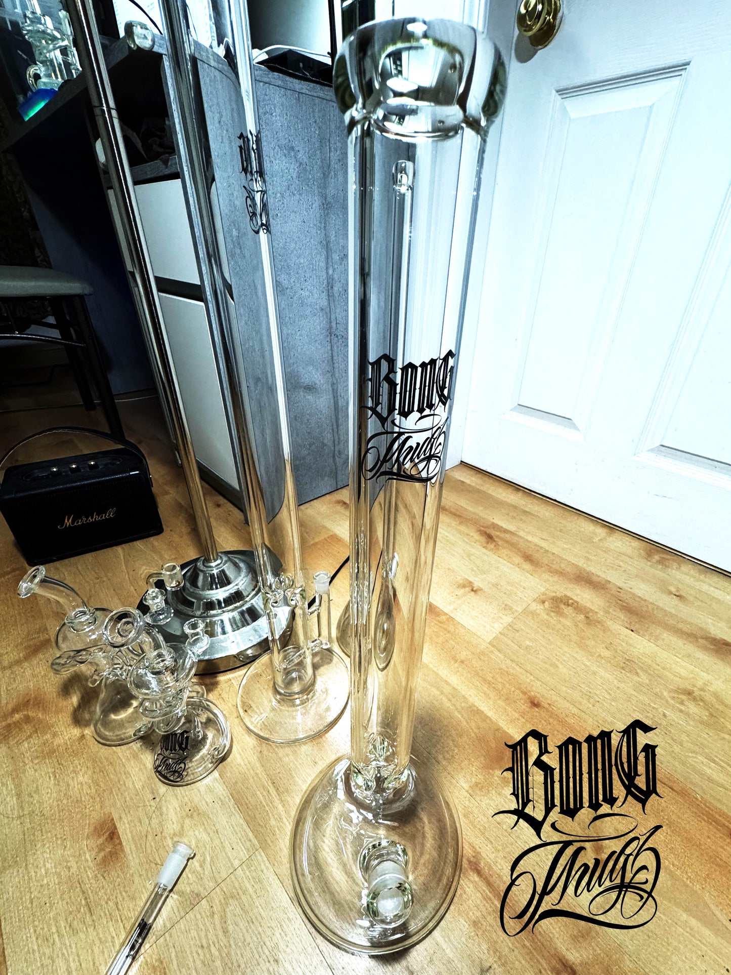 BONGTHUG BONG THUG  GLASS weed ganja 23.2 INCH （59CM）*9mm SUPER thick*