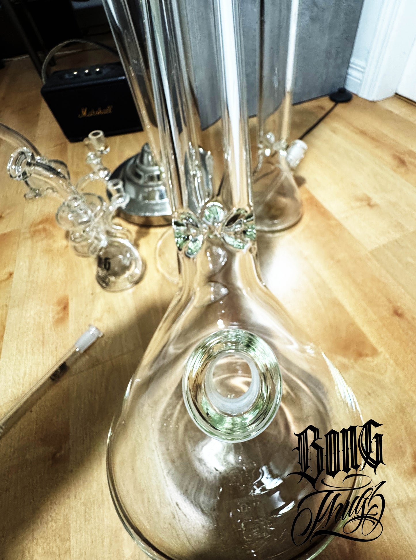 BONGTHUG BONG THUG  GLASS weed ganja 23.2 INCH （59CM）*9mm SUPER thick*